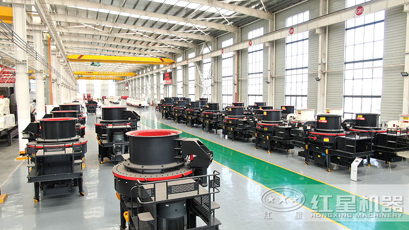 花崗巖石子粉碎機(jī)、制砂機(jī)車(chē)間現(xiàn)貨